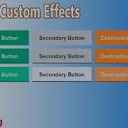JButton Custom Effects Using Java Swing
