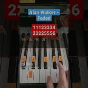 Faded Alan Walker Easy Piano Tutorial