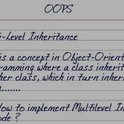 Multilevel Inheritance In Java With Example
