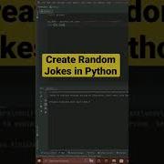 Create Random Jokes In Python