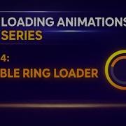 Loading Animation Using HTMl And Css 4 Double Ring Loader