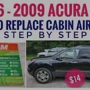 HOW TO REPLACE CABIN FILTER 2006 2009 ACURA MDX CF10134 Is Your Fan Not Blowing Air