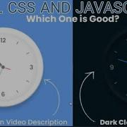 Javascript Clock CSS Neumorphism Working Analog Clock UI Design