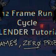 Simple 12 Frame Run Cycle In Blender Tutorial