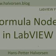 Formula Node In LabVIEW
