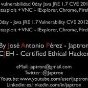 Exploiting 0day Java JRE 1 7 Vulnerability CVE 2012 4681 Metasploit VNC