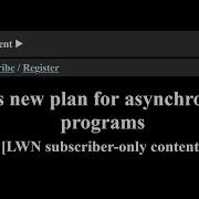 Обсуждение статьи LWN о Zig Async I O