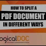 How To Split A PDF Document In Different Ways