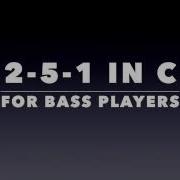 Jazz Bass Backing Track Medium Swing 2 5 1 C