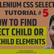 Selenium CSS Selector 5 Finding Direct Child Or Sub Child Elements