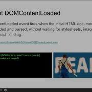 55 Modern JavaScript 04 009 DOM Content Loaded