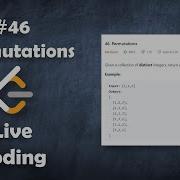 Permutations Live Coding With Explanation Leetcode 46