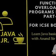 Function Overloading Programs In Java For ICSE Board Examination Class X