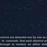 Single Electron Double Slit Wave Experiment
