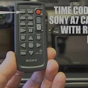 TIME CODE SYNC RESET REMOTE SONY RMT 845