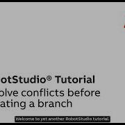 RobotStudio Cloud Tutorial Resolve Conflicts Before Updating