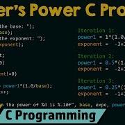 Special Programs In C Calculating Power Of An Integer