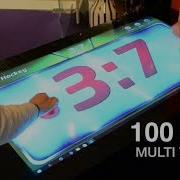 D TABLE Luxury Touchscreen Table And 100 POINTS MULTITOUCH