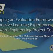 Developing An Evaluation Framework For Immersive Learning For Software Engineering Course