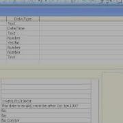 Access Validation Rules In Tables