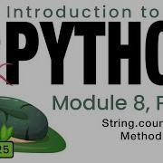 Python Spring 2025 Module 8 6 String Count Method