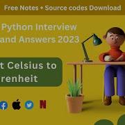 4 Convert Celsius To Fahrenheit In Python Python Interview 2023