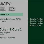 Session 2 LabVIEW Numeric Palette Education Training Teaching