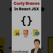 JavaScript In JSX With Curly Braces In ReactJS Reactjs Codewithjangir Javascript Interview