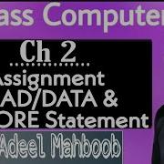 Assignment READ DATA RESTORE Statement In GW BASIC 10 Class Computer Chapter 2