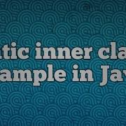 Static Inner Class Example In Java
