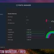 4 Desktop App To Monitor All System Information Python PYQT PYSIDE2 6 PSUTIL Modern GUI UI