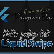 FLUTTER Practice Cool Package LiquidSwipe