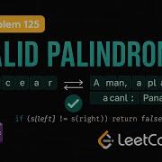 LeetCode 125 Valid Palindrome C Solution Two Pointer Approach