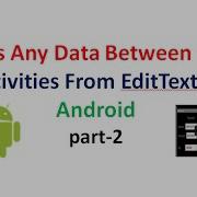 Android Application Development Tuorial 2 Passing Strings Between Activities