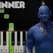 Friend Like Me Aladdin 2019 BEGINNER PIANO TUTORIAL SHEET MUSIC By Betacustic