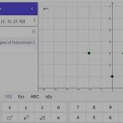 QuadraticRegressionGeogebra