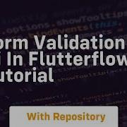 Form Validation Ui In Flutterflow Tutorial