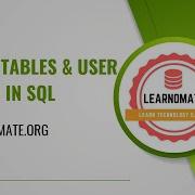 What Is System Table User Defined Tables Learnomate Technologies