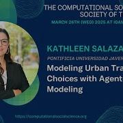 Csssa Webinar Modeling Urban Transport Choices With Agent Based Modeling