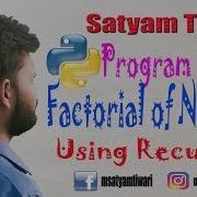 Python Program To Find Factorial Of Number Using Recursion Programming Is Fun