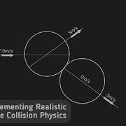 Circle Collision Detection Physics Collision Resolution JavaScript HTML5 Canvas Project