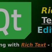Rich Text Editor Step 1 Udemy Preview Qt Widgets For Beginners