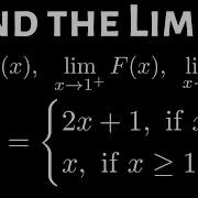 Find The One Sided Limits And The Regular Limit Given The Piecewise Function