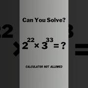 A Nice Olympiad Exponential Multiplication Problem Short Olympiad Mathematics Maths Exponents