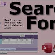 Microsoft Access Multi Field Search Form 2 0 New And Improved Features