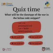 Python Quiz What Will Be Output Of The Following Python Code Snippet Python Programming