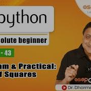 Program For Finding Sum Of Square Of First N Number Using While Loop Python Tutorial Lecture43