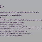 Irregular Regular Expressions Made Strangely Simple James Brundage