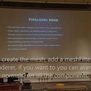 RCOS Presentation Procedural Mesh Generation In Unity