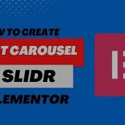How To Create Post Carousel Slider Using Elementor